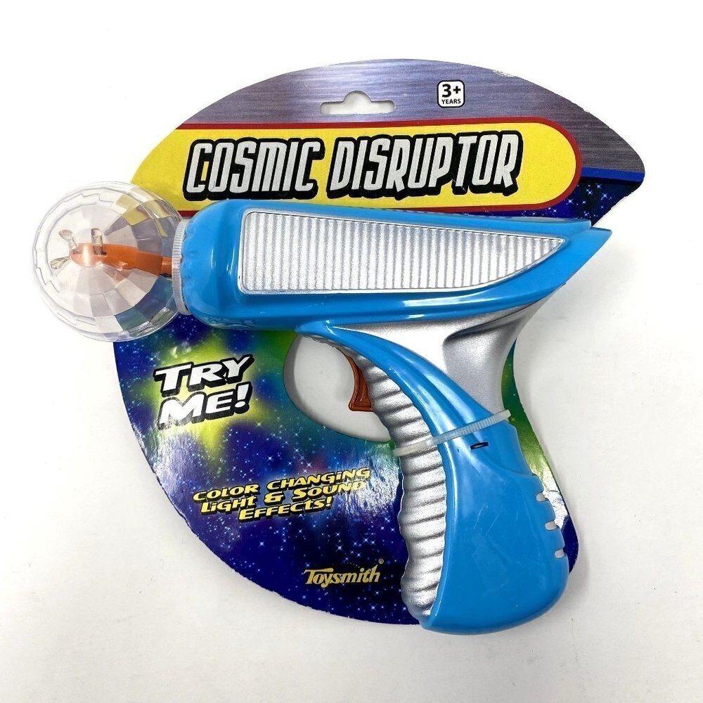 Toysmith Cosmic Disruptor Color Changing Lights Sound Effects New Batteries - Picture 2 of 6